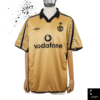 Manchester United 2001/02 Retro Reversible Shirt – White & Gold Classic Jersey